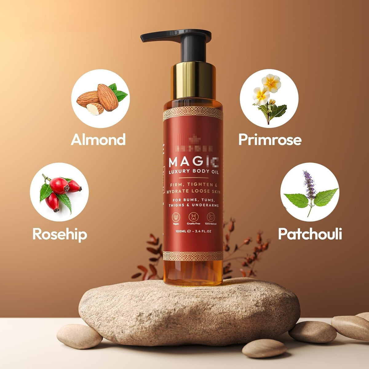 Cross-Border Popular Product Skin Magic Body Oil 100ml Moisturizing